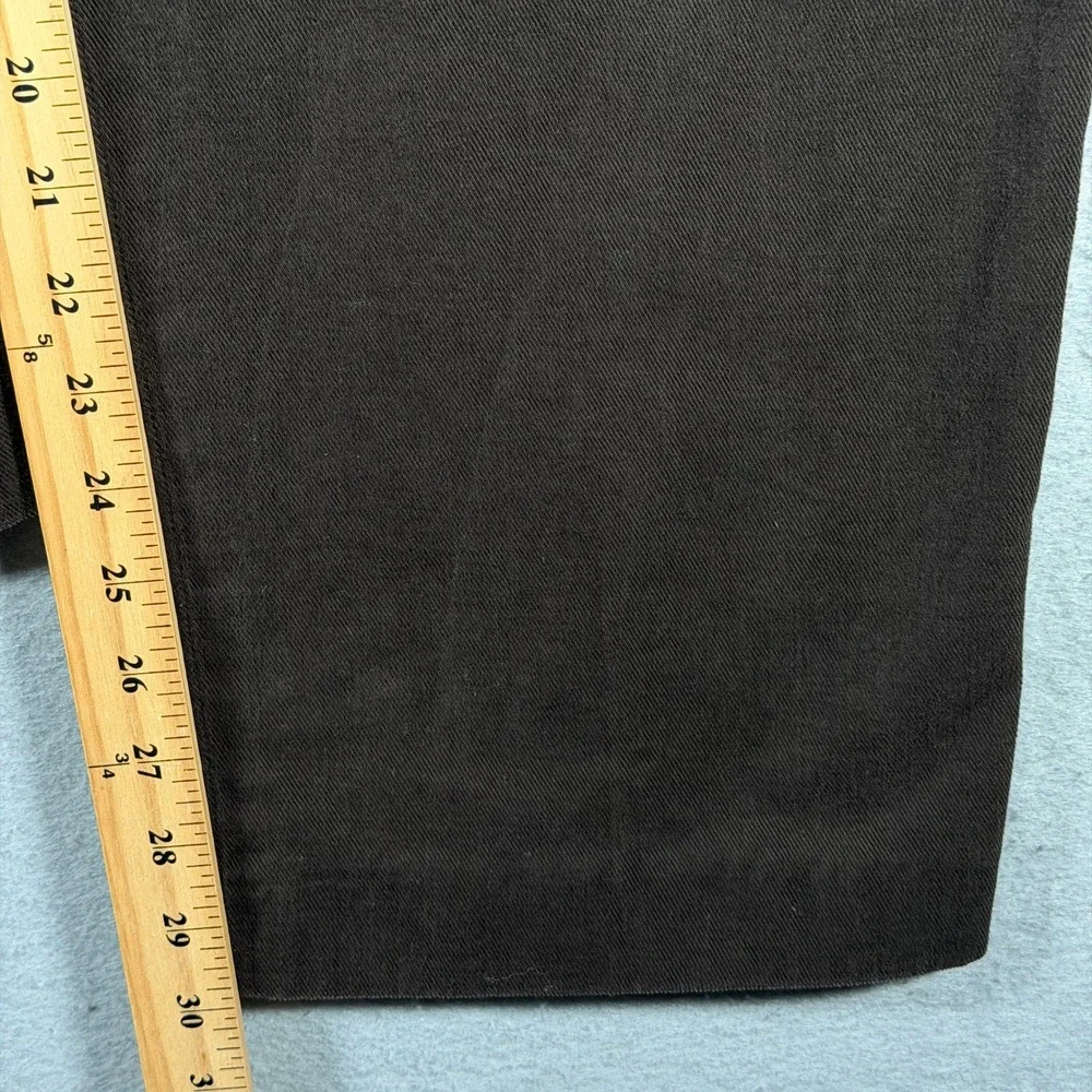 Banana Republic Mens Dress Chino Pants 35x32 Brown Straight Leg Cotton 395280